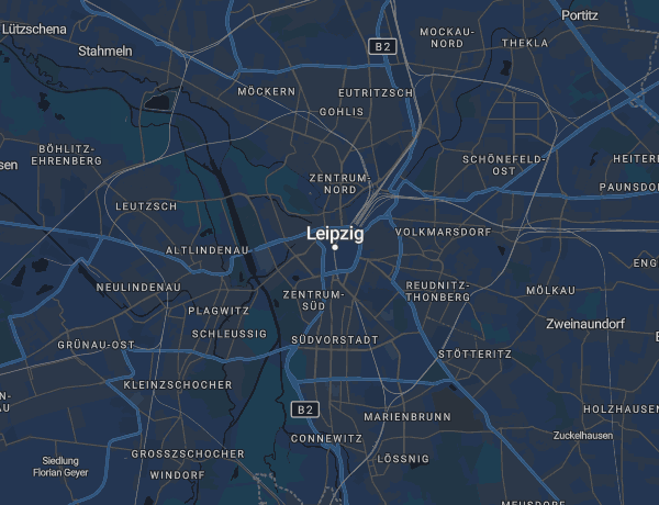 Karte von Leipzig