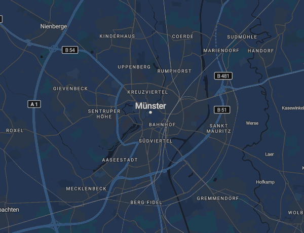 Karte von Münster
